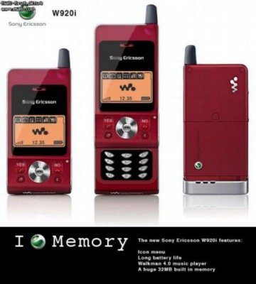  Sony Ericsson W920i  