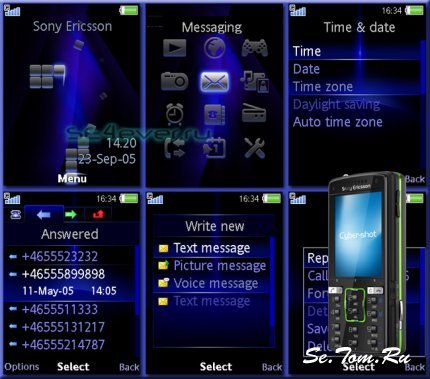 Laser Precsion - Flash Theme 2.0 for Sony Ericsson 240320