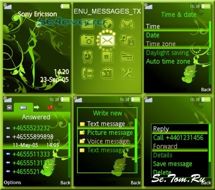 Connectoid SE - Theme + Flash Menu 2.0 for Sony Ericsson 240320