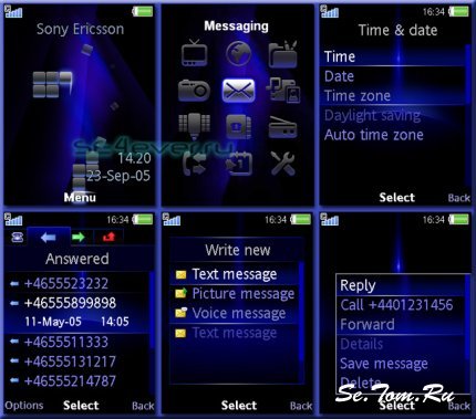 Laser Precsion - Flash Theme 2.1 for Sony Ericsson 240320