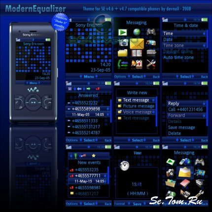 Modern Equalizer - Shake-it    Sony Ericsson 240320