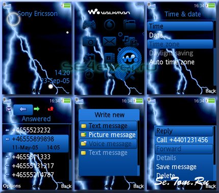 Vodafone Storm - Flash Theme 2.0 for Sony Ericsson 240320
