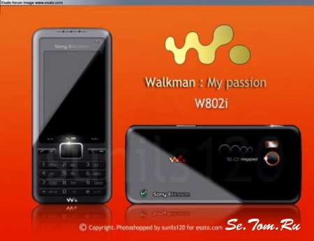  Sony Ericsson W802i:  Walkman