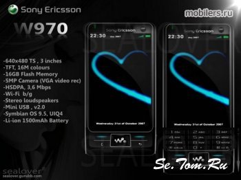  Sony Ericsson W870i, W970,  W855i