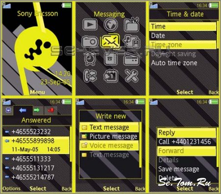 Circa - Flash Theme 2.0 for Sony Ericsson