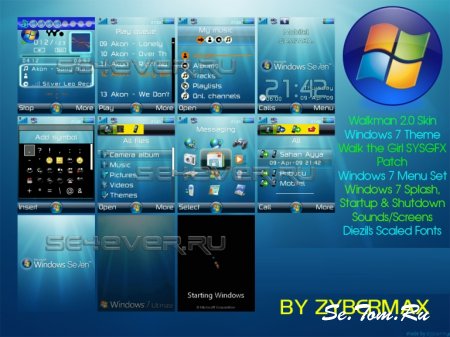 Windows 7 Megapack 176x220