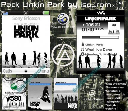 Linkin Park – Pack for Sony Ericsson [128x160 & 240x320]