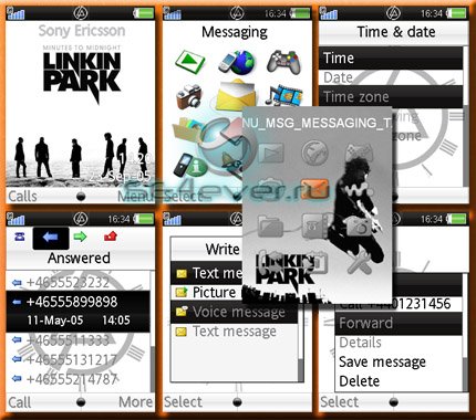 Linkin Park &#8211; Pack for Sony Ericsson [128x160 & 240x320]