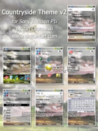 Countryside - Тема для Sony Ericsson [UIQ3]