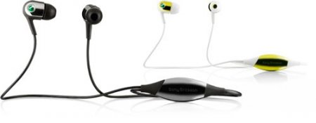 Стерео гарнитура Sony Ericsson MH907 управляет мобильным телефоном с помощью ваших ушей