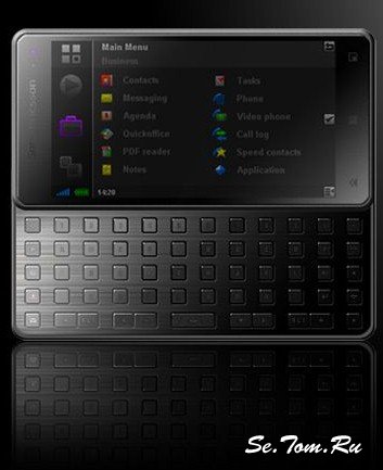 Концепт Sony Ericsson P5 в стиле iPhone с QWERTY-клавиатурой