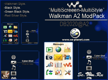 Walkman A2 ModPack [128x160/176x220/240x320]