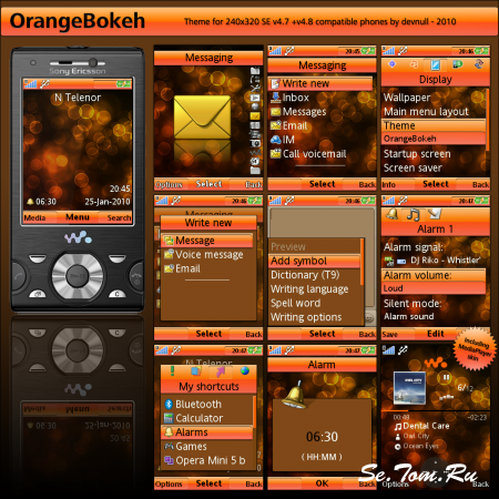 OrangeBokeh [240x320]
