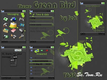 Green Bird [240x320]