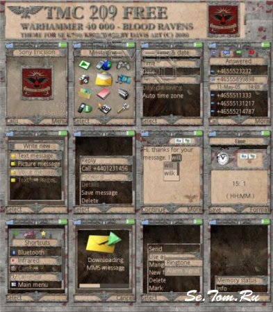 Warhammer 40000: Blood Ravens -   Sony Ericsson [240x320]