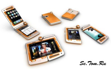 Концепт телефона-трансформера Sony Ericsson Walkman FH