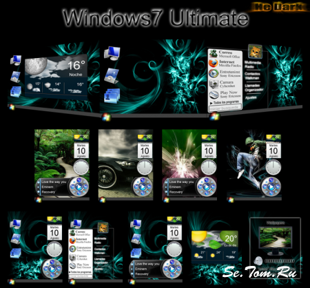 Windows7 Ultimate - Flash Menu 2.1