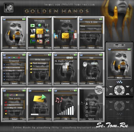 Golden Hands [240x320]