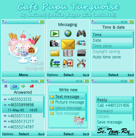 Cafe Pupu Turquoise